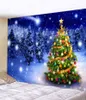 Рождественское стеновое украшение деревьев монтаж 2021 Новый год Дом большое одеяло J220804