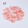 False Nails 1 Pack Of 500 Pieces French Plastic Artificial Nail Tips Oval Shaped Full Cover Fake Art Long UV Gel Manicures Tools Prud22