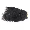 12A Mongolian Afro Kinky Curly Tape In Human Hair Extensions For Black Women 50g/20pcs In High Quality