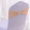 19 colori spandex lycra telai per sedie fasce elastiche per sedie coperture con fibbia per la decorazione di nozze per feste di eventi
