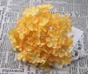 Flores decorativas Silk Hydrangea Heads High-end material diy para casa e decorações de casamento
