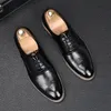 New Designer Men's White Brogue Pointed Leather Dress Party Prom Shoes Homecoming Wedding Evening Footwear Zapatos Hombre