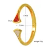 여성을위한 팔찌 지르콘 마노 커프 뱅글 웨딩 신부 웨딩 크리스마스 선물 여성 액세서리 럭셔리 패션 럭셔리 디자이너 보석