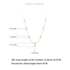 WANTME 925 Sterling Silver Charming Four Leaf Flower Vintage Pendant Chain Necklace for Women Bohemian Zircon 2021 Fine Jewelry