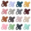 Baby Pacifiers Teether Soft Silicone Pacifier Nipple Soother Infant Nursing Sleep Chewing Toys for Baby Feeding 17 Colors 10PCS B8078