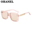 نظارات شمسية مجوهرات Ohanel Fashion Women Classic Black Luxury Grand Glasses Womens Ladies Trendy Designer Retro Shypes Heyw1576881