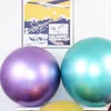Party-Dekoration, 36-Zoll-Metallballon, glänzende metallische Latexballons, Chrom, große Helium-Globos, Babyparty, Hochzeit, Geburtstag, Dekoration