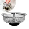 Storage Bags Kitchen Water Sink Filter Strainer Tool Stainless Steel Floor Drain Cover Shower Hair Catche Stopper EE