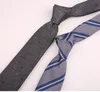 Papillon 7cm Cravatta da uomo Abito formale Moda Collo jacquard per uomo Corbatas Hombre Inghilterra Cravatta di lusso a righe Uomo d'affari Matrimonio Fier22