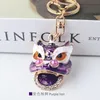 50pcs DHL Bag Parts Gift Gift style style Lion Top Dance Alloy key Ring Fashion Pendant Car Pendant 7Colors