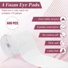 Rouleau de bandes adhésives pour les yeux, tampons de Gel en mousse PE, patchs de maquillage sous les yeux, autocollants pour cils, fournitures d'extension de cils, 110 pièces/rouleau