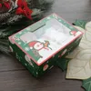 Hediye sargısı 15 7cm 12pcs Mutlu Noel Ağacı Kardan Adam Ev Kağıt Kutusu Mum Reçel Bake Diy Partisi Hediyeler PackagingGift