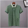 22SS Sommer Markenkleidung Luxus Designer Poloshirts Männer Casual Polo Mode Schlange Biene Druck Stickerei T-shirt High Street Herren Polos M-3XL Großhandel