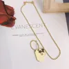 Luxury Design Women Necklace Choker Chain 18K Gold Plated Stainless Steel Necklaces Pendant Statement Wedding Jewelry Accessories 240n