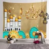 Party Decoration Eid Mubarak Decor Bakgrund Vägg TAPESTRY Tyg Ramadan för Home Islamic Kareemparty