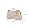 Dames Diner Party Messenger Bag High Fashion Veelzijdige Temperament One Shoulder Chain Draagbare opbergzakken