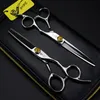 pipe brand 5.5/6.0 inch 440C barber hair cutting scissors 62HRC fine polishing stainless steel professional