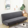 15 Color Polar Fleece Sofa Bed Cover Armless Foldding Couch Bench Slipcover Covers X Z D Size For Home el 220617