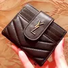 MENS DESIGNER LEATHY WALLET for Women Fashion Luxury Card Card Womens Coin Coin Pocket Prest