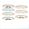 Designer T Femmes Hommes Bracelets Bracelet Femmes De Luxe Bracelet Ouvert Bijoux Pour Cadeau Avec Box249c