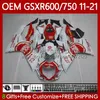 SUZUKI GSXR-600 600CC 750CC GSXR 600 750 CC K11 11-21 121NO.76 GSXR600 GSXR750 11 12 13 14 15 16 GSXR-750 2017 2018 2019 2020 2021 Fairings Lucky Red Blk