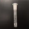 3,5" Smoking Glass Downstem, 19 mm Außengelenk, 14 mm Innengelenk mit Sandstrahl-Logo