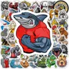 50pcsset graffiti Skateboard stickers muscle animals For car kids water bottle notebook laptop Helmet sticker PVC Guitar Decals3766915