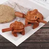 Domowe sundries drewniane szczęśliwe żaba zabawka zwierzęcy pieniądze żaba dzieci muzyczne instrument perkusja dzieci