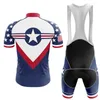 2024 US Military Cycling Team Jersey Bike Shorts Bib Set Ropa Ciclismo Hommes VTT Chemise Été Pro Vélo Maillot Bas Vêtements