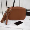 En Kaliteli Çanta Cüzdan Çanta Kadın Çanta Çanta Crossbody Soho Çanta Disko Omuz Çantası1 Saçaklı Messenger Çanta-Çanta 22cm