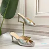 2022-sandali da donna di ultima moda del designer sottile tacco alto design a catena a bocca di pesce comode scarpe autentiche atmosfera lussuosa 34-42
