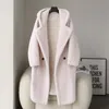 Mm Abrigo de diseñador para mujer Chaqueta con capucha Max Classic Teddy Bear de calidad superior Hecho a mano Abrigo de lana pura personalizado Largo Casual Moda suelta