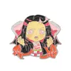 Kamado Nezuko Emaille Pins Benutzerdefinierte Anime Mädchen Broschen Revers Abzeichen Cartoon TV Serie Charakter Schmuck Geschenk für Fans Freunde8576552