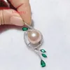 Подвесные ожерелья nlay Zircon 12-13 мм естественный edison pearl tibetan silver women gif