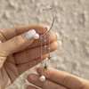 Clip-on & Screw Back Timlee E223 Personality Retro Geometry Star Imitation Pearl TasseAlloy Clip Ear Cuff Jewelry WholesaleClip-on Odet22