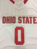 Ohio State Buckeyes #0 D'Angelo Russell Retro Basketball Jersey All Size Bordado costume Personalizar ANAM