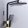 Thermostatic Bathroom Shower System Comfortable Spa Digital Bath Shower Set Quality Brass Wall Mounted LED Screen Bathtub Shower Mixer Tap