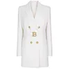 48 XXXL 2022 Milano Runawy Plus Size Marca Stesso stile Cappotto Nero Bianco Blu Capispalla da donna Buuton Giacca da donna Moda di alta qualità mansha