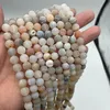 8mm Rainbow Round Druzy Agate Pärlor (8mm) Dursy Organisk Ädelsten Sfärisk Energi Sten Healing Power For Smycken Armband Mala Halsband Möjligheter 1 Srands 48pcs / Lot