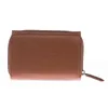 Genuine leather women's long wallet with zipper closure women purse clutch wallet