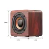 Q1 Wooden Mini outdoor portable Wireless Speakers High Quality Wood Subwoofer BT4.2 Speaker with 1200mAh Large Battery