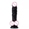 Sexiga leveranser svart stor dildo livtro suger manlig vuxen kvinnlig onani leksak enorm penis porr produkt gay