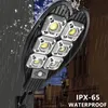 8000 WATTS Solar Street Light 108/90/60 COB INDUKCJA LAMPA LED SMART PALETOWY KONTROLA WODYPORPOOR PIR Motion Ostryj światła Lattern For Garden Courtyard