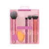 5pcs Mini Travel Femmes Unicorn Makeup Brush Set Portable Soft Conceceer Beauty Foundation Tool Tool Tool Eyelash with Bag 220722