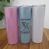 sublimation 20oz glitter skinny tumbler double wall sparkly slim tumbler with straw lid shimmer water tumblers