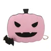 Avondtassen Pompoen Crossbody Tas Keten Schoudertas Leren Portemonnee Voor Vrouwen Vleermuis Hanger Halloween Clutch Duivel ToteEvening EveningEv2802