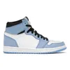 University Blue High OG 1S Chaussures de basket-ball Mid Familia Hommes Femmes Baskets Arrivée Peinture Goutte à goutte Obsidienne Blanc Sports Original Jumpman 1