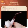 Imitation sepiolite white red tail cigarette holder removable pipe old-fashioned exquisite hammer smooth ring cigarette set direct sale