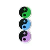 MOQ 100PCS National Tide Tai chi wzór Croc Jibz 2d Soft Pvc But Charms