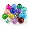 Chandelier Crystal 20mm/30mm/40mm 10pcs Faceted Ball Prism Colorful Suncatcher Feng Shui Glass Lamp PartsChandelier